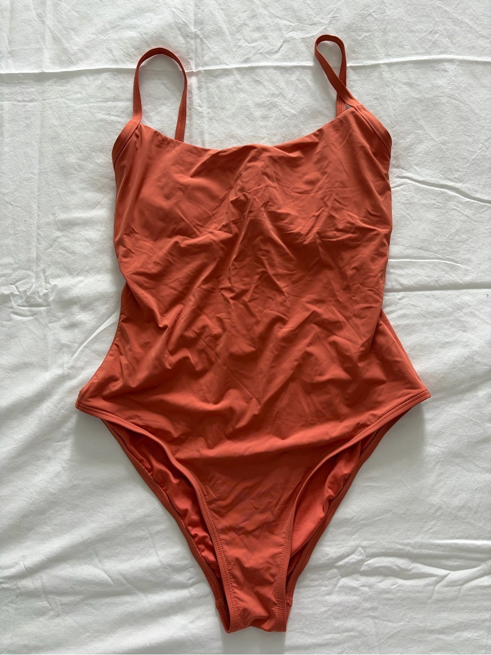 Honolua Surf & Co Hi-Aloha DD One-Piece Cheeky Coverage Orange Swimsuit Medium